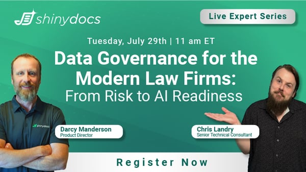 Expert Series - Data Governance for the Modern Law Firms - July 29th_LinkedIn-1.91-1-3