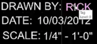 Image of a cursor hovering over a title block attribute. The attribute displays 'tag'.