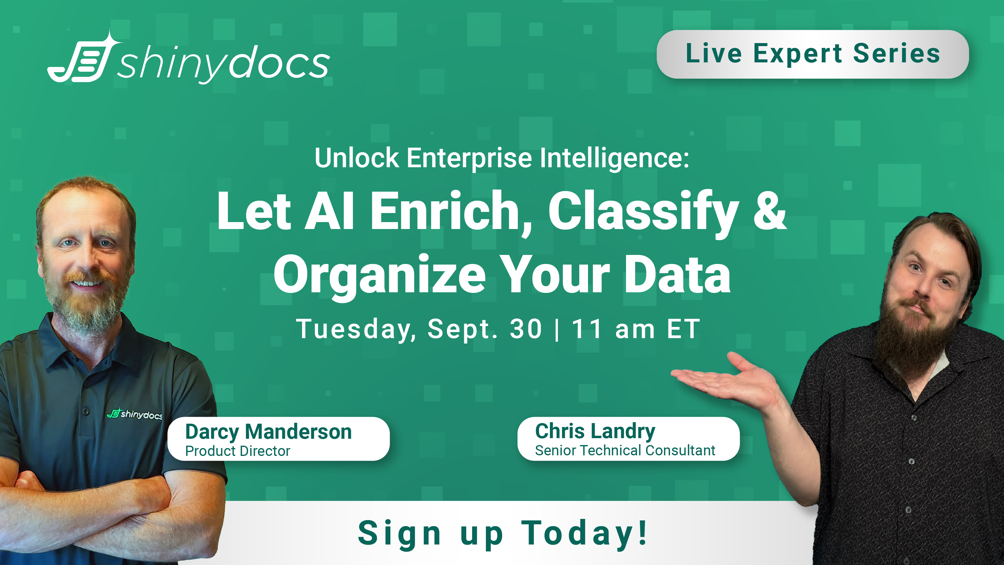 Expert Series - AI Content Enrichment - Sept 30th_LinkedIn-1.91-1-3